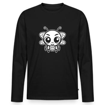 Insectes, bestioles, arthropodes - T-shirt manches longues Premium bio Homme - noir - Devant - Nico (187cm)