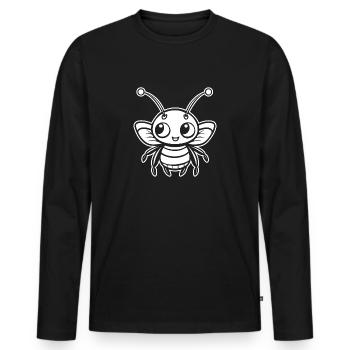 Insectes, bestioles, arthropodes - T-shirt manches longues Premium bio Homme - noir - Devant - Nico (187cm)