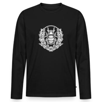 Insectes, bestioles, arthropodes - T-shirt manches longues Premium bio Homme - noir - Devant - Nico (187cm)