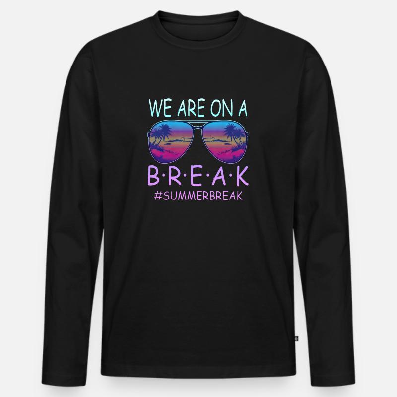 Abschlussfeier 2024 Abiturfeier - Männer Premium Bio Langarmshirt - Schwarz