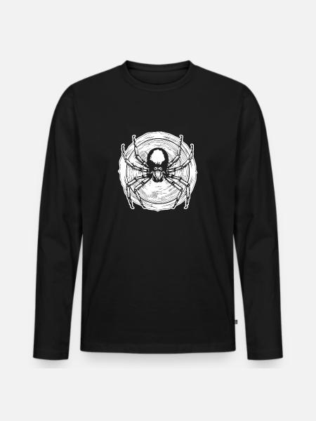 Spider spiders animals - Men's Premium Organic Long Sleeve Shirt - black