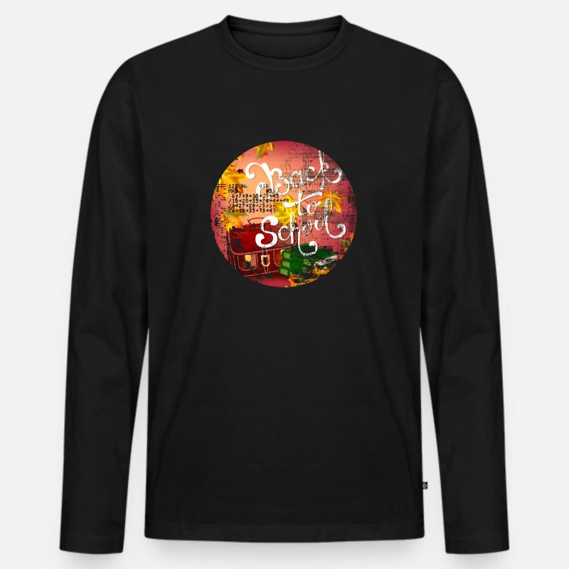 Abschlussfeier 2024 Abiturfeier - Männer Premium Bio Langarmshirt - Schwarz
