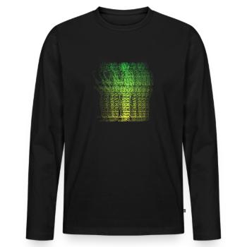 Jazz Groove Saxophonist Musiker - Männer Premium Bio Langarmshirt - Schwarz - Vorne - Nico (187cm)