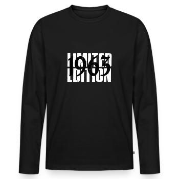 Millésime 1963 - T-shirt manches longues Premium bio Homme - noir - Devant - Nico (187cm)