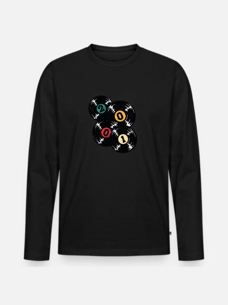 Millésime 2001 - T-shirt manches longues Premium bio Homme - noir