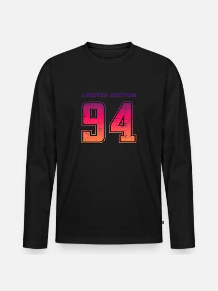 Millésime 1994 - T-shirt manches longues Premium bio Homme - noir