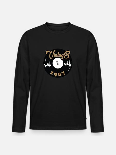 Millésime 1967 - T-shirt manches longues Premium bio Homme - noir