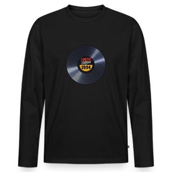 1994 Jahrgang Vintage Geburtstag Geschenk - Männer Premium Bio Langarmshirt - Schwarz - Vorne - Nico (187cm)