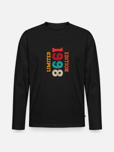 Millésime 1998 - T-shirt manches longues Premium bio Homme - noir