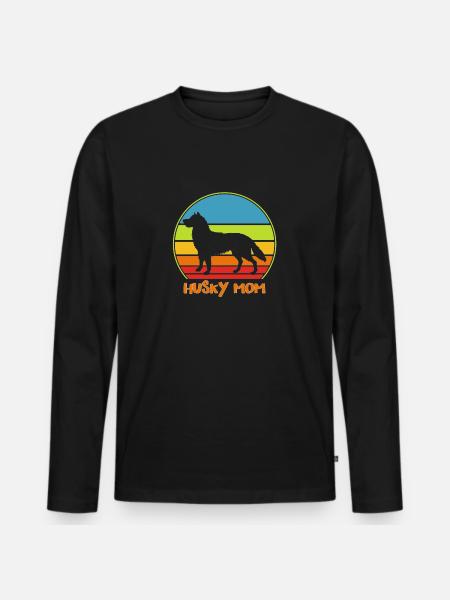Dog Dog Friend Dog - Men's Premium Organic Long Sleeve Shirt - black