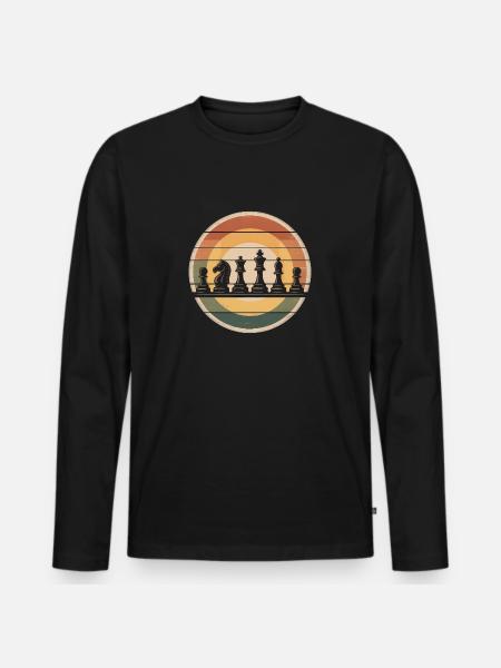 Baustelle für Kinder-LKW - Männer Premium Bio Langarmshirt - Schwarz