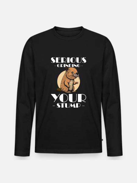 Rodent Canada Zoo - Men's Premium Organic Long Sleeve Shirt - black