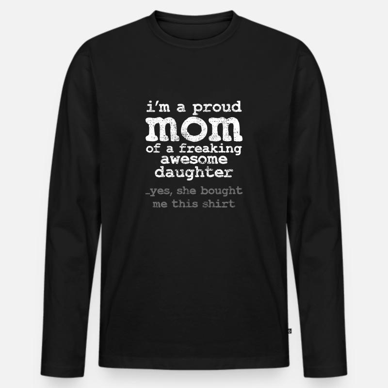 Mutter Mutter Mutter Männer Premium Bio Langarmshirt