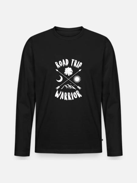 Road Trip - Road Trip - T-shirt manches longues Premium bio Homme - noir