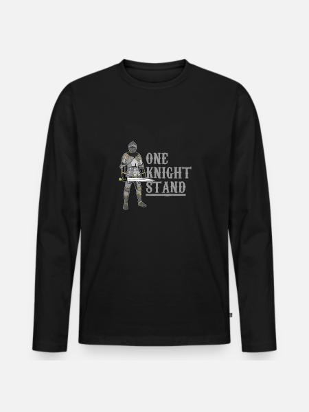middle Ages - Men's Premium Organic Long Sleeve Shirt - black