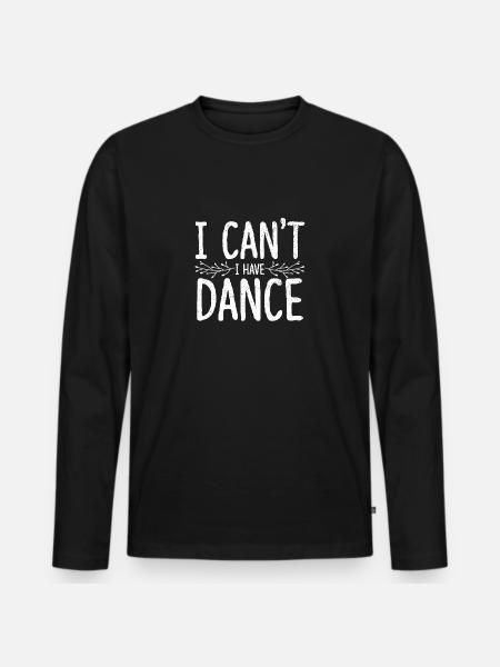 Dance - Men's Premium Organic Long Sleeve Shirt - black