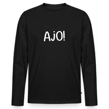 Ajo | Palatinate dialect, Palatine, Palatinate, Palatine - Men's Premium Organic Long Sleeve Shirt - black - Front - Nico (187cm)