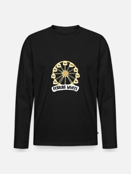 The Chemistry - Ferris Wheel! - Gift - Men's Premium Organic Long Sleeve Shirt - black