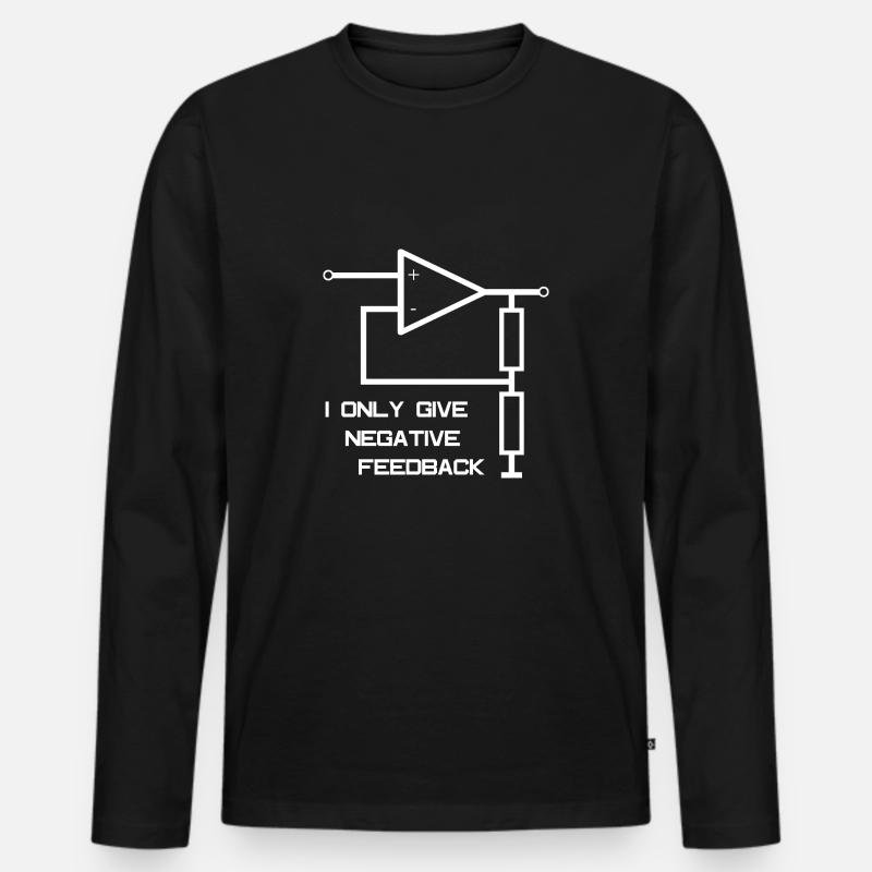 Elektrotechnik Operationsverstärker - Männer Premium Bio Langarmshirt - Schwarz