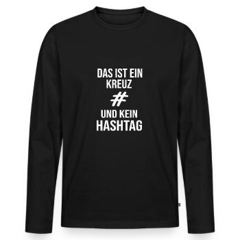 Klassische Musik Musiklehrer Geschenk - Männer Premium Bio Langarmshirt - Schwarz - Vorne - Nico (187cm)
