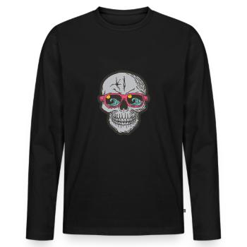 Surf Beach Surf Sport Hobby - T-shirt manches longues Premium bio Homme - noir - Devant - Nico (187cm)