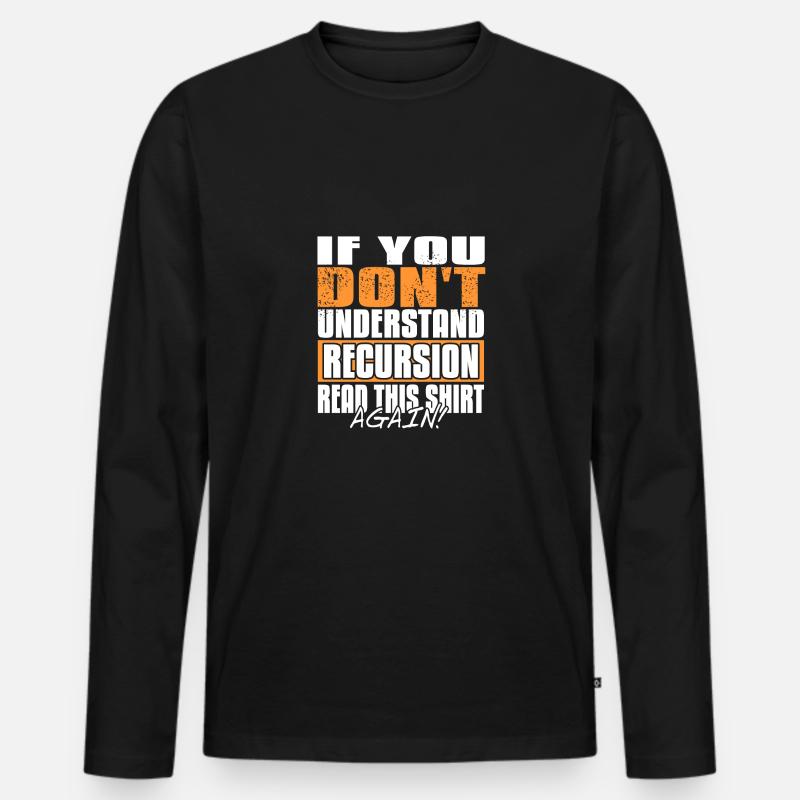 Programmierer - Männer Premium Bio Langarmshirt - Schwarz