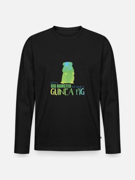 Cobaye Genschenk - T-shirt manches longues Premium bio Homme - noir