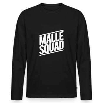 Mallorca - Männer Premium Bio Langarmshirt - Schwarz - Vorne - Nico (187cm)