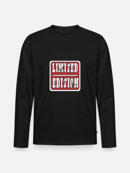 Edition limited edition - Men's Premium Organic Long Sleeve Shirt - black