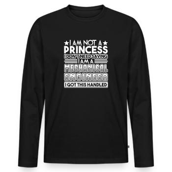 Mechanical Engineer I Am A Mechanical Engineer - Men's Premium Organic Long Sleeve Shirt - black - Front - Nico (187cm)