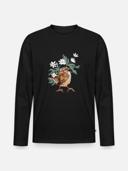 Fence King and Bushwind Frogs - Men's Premium Organic Long Sleeve Shirt - black