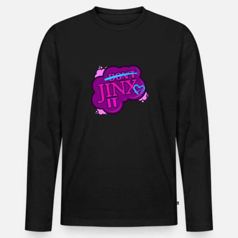 jinx it - Männer Premium Bio Langarmshirt - Schwarz