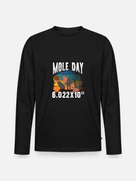 Day of the Mole - Men's Premium Organic Long Sleeve Shirt - black