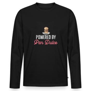 Concha Hispanic Mexikanisch Pan Dulce - Männer Premium Bio Langarmshirt - Schwarz - Vorne - Nico (187cm)