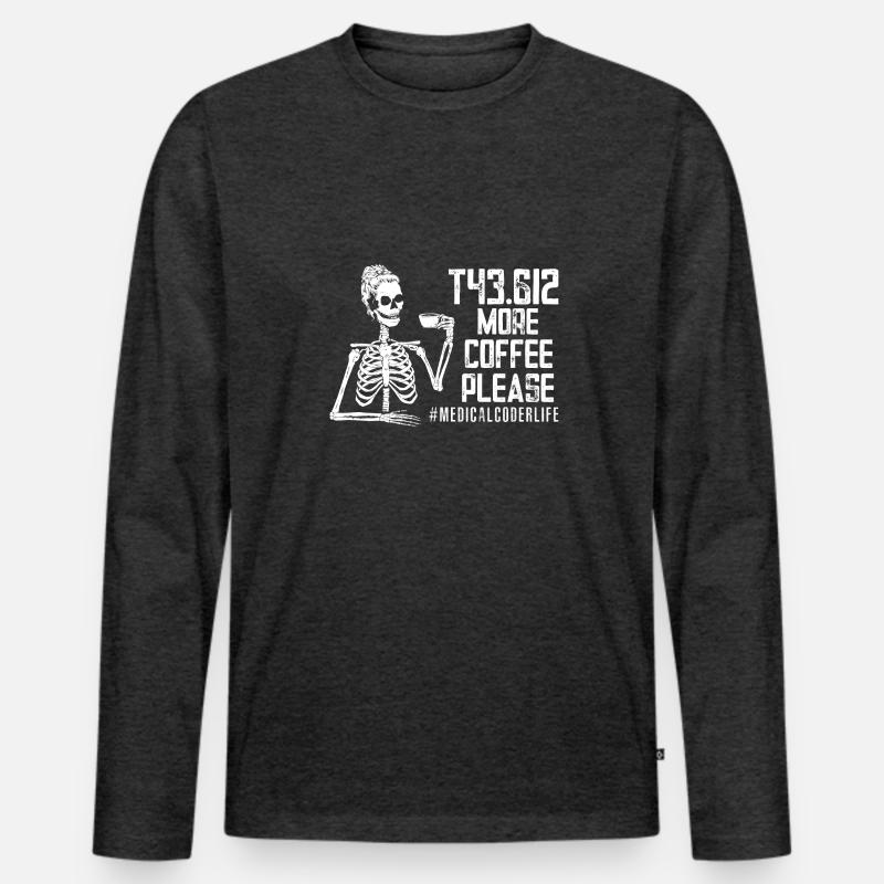 Medical Coder Coding Specialist Men's Premium Organic Long Sleeve Shirt