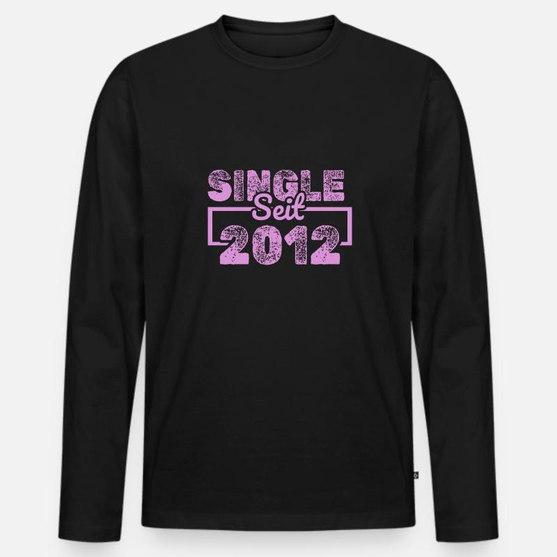 2012 2012 - Männer Premium Bio Langarmshirt - Schwarz