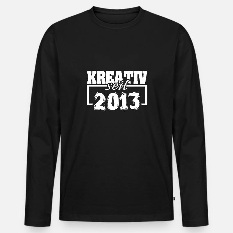 Schauspielerin 2013 - Männer Premium Bio Langarmshirt - Schwarz