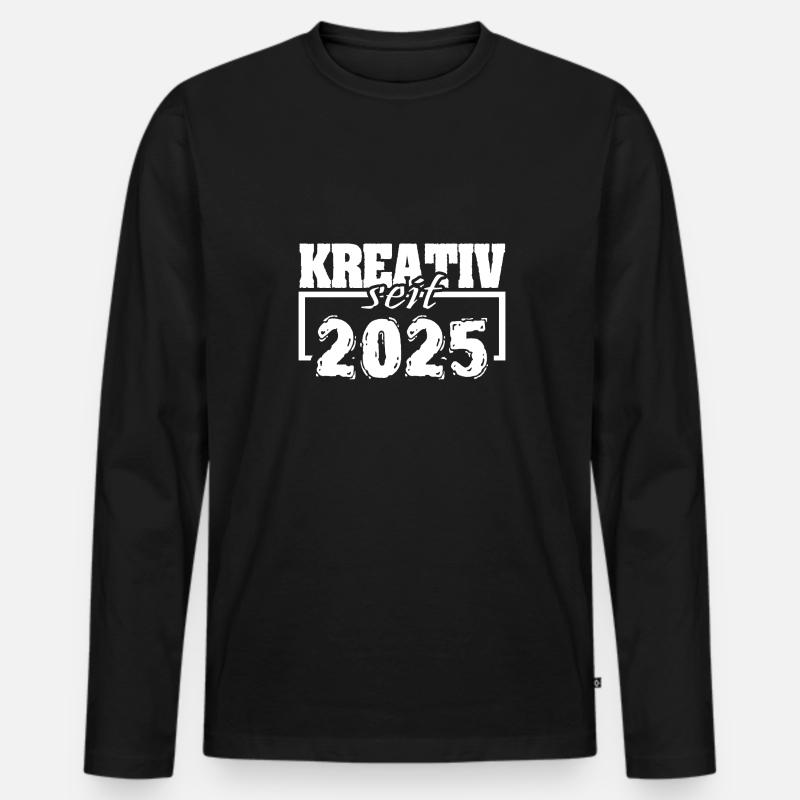 Schauspieler 2025 - Männer Premium Bio Langarmshirt - Schwarz