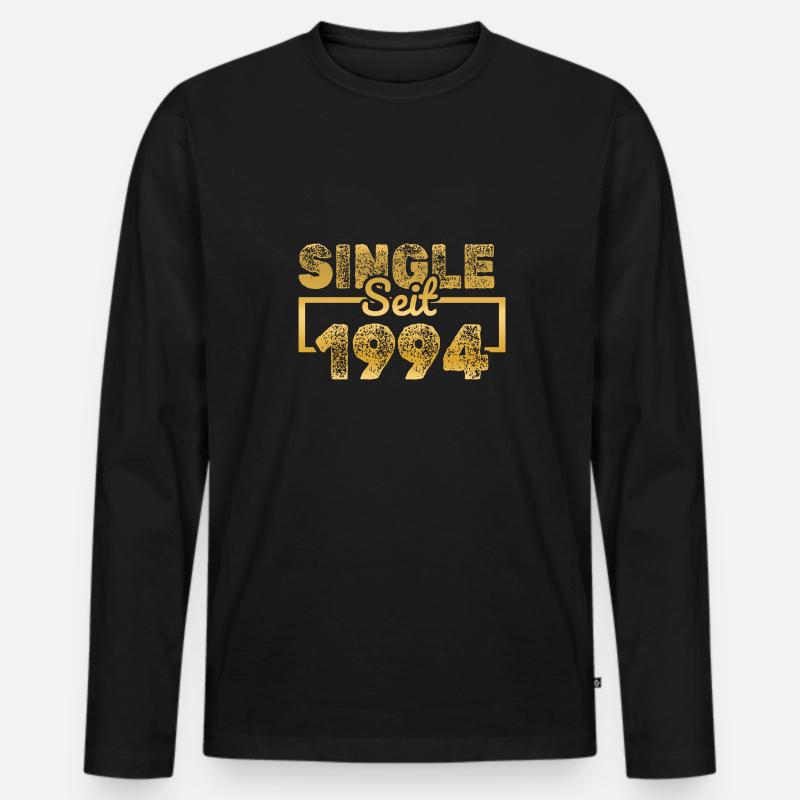 seit 1994 - Männer Premium Bio Langarmshirt - Schwarz