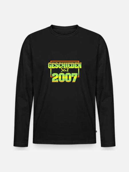 2007 - Men's Premium Organic Long Sleeve Shirt - black