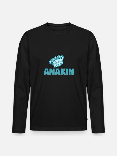 Anakin as a given name - Men's Premium Organic Long Sleeve Shirt - black