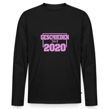 2020 - T-shirt manches longues Premium bio Homme - noir - Devant - Nico (187cm)