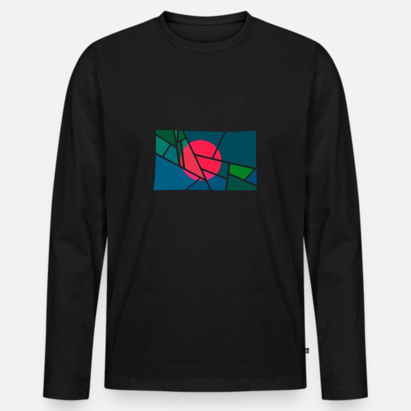 Bangladesch - Männer Premium Bio Langarmshirt - Schwarz