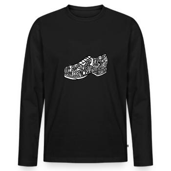 Tap Dance Teacher Tap Dancer Tap Dance - Men's Premium Organic Long Sleeve Shirt - black - Front - Nico (187cm)