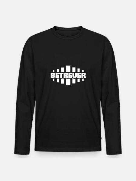 Caretaker - Men's Premium Organic Long Sleeve Shirt - black