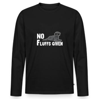 Labradoodle Dog - Men's Premium Organic Long Sleeve Shirt - black - Front - Nico (187cm)