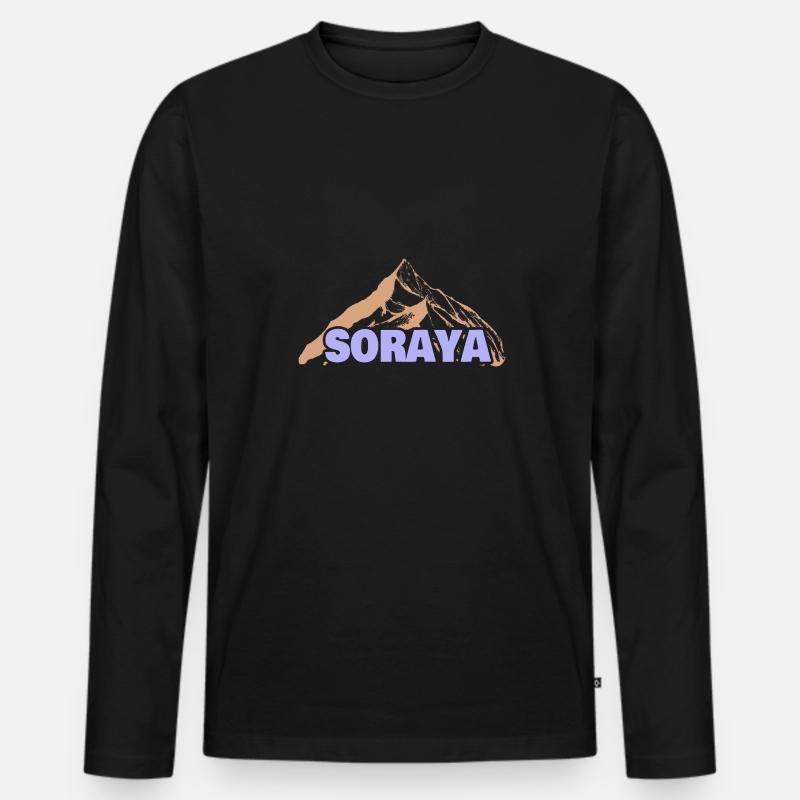 Geschenkidee Soraya - Männer Premium Bio Langarmshirt - Schwarz