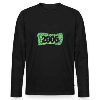 Scratches 2006 - Men's Premium Organic Long Sleeve Shirt - black - Front - Nico (187cm)