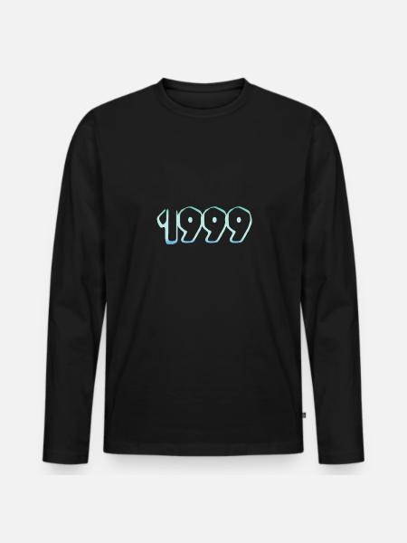 1999 - Men's Premium Organic Long Sleeve Shirt - black