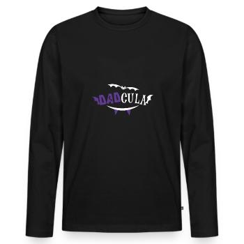 Grusel Halloweenspruch Spruch Halloween - Männer Premium Bio Langarmshirt - Schwarz - Vorne - Nico (187cm)